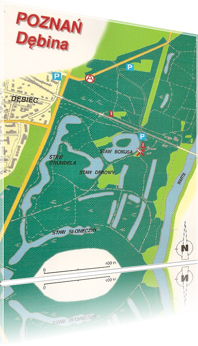 Pocztówkowa mapka Dębiny